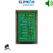 UV Yeşil Display Ezanlı 23x35 cm